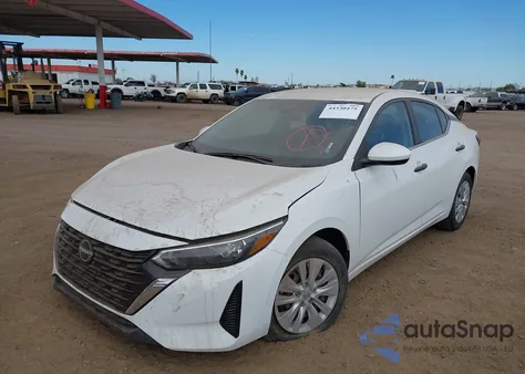 2025 Nissan Sentra S z USA, uszkodzony, nr VIN 3N1AB8BV6SY213519